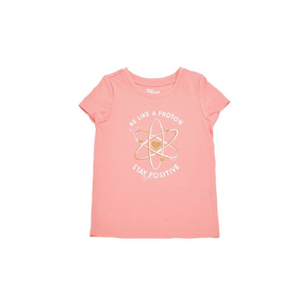 Epic Threads Toddler Girls Stay Positive Graphic T-Shirt